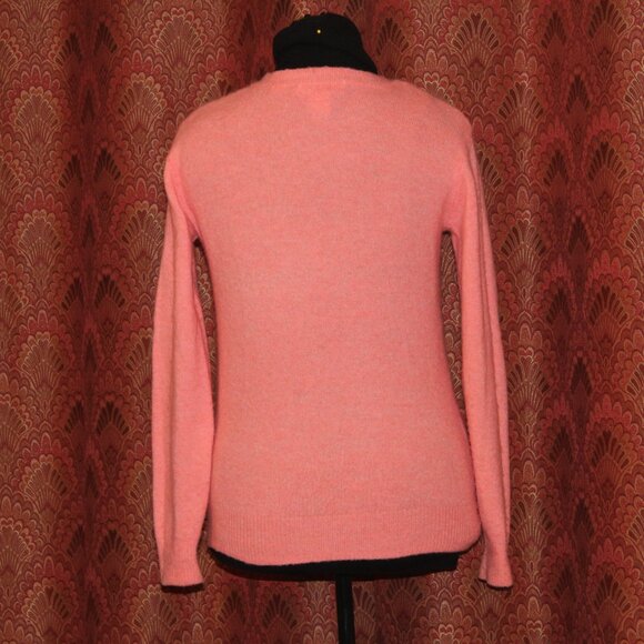 H&M L.O.G.G. Disney Mickey SUPER SOFT SWEATER Pink Coral size XS - Picture 4 of 6